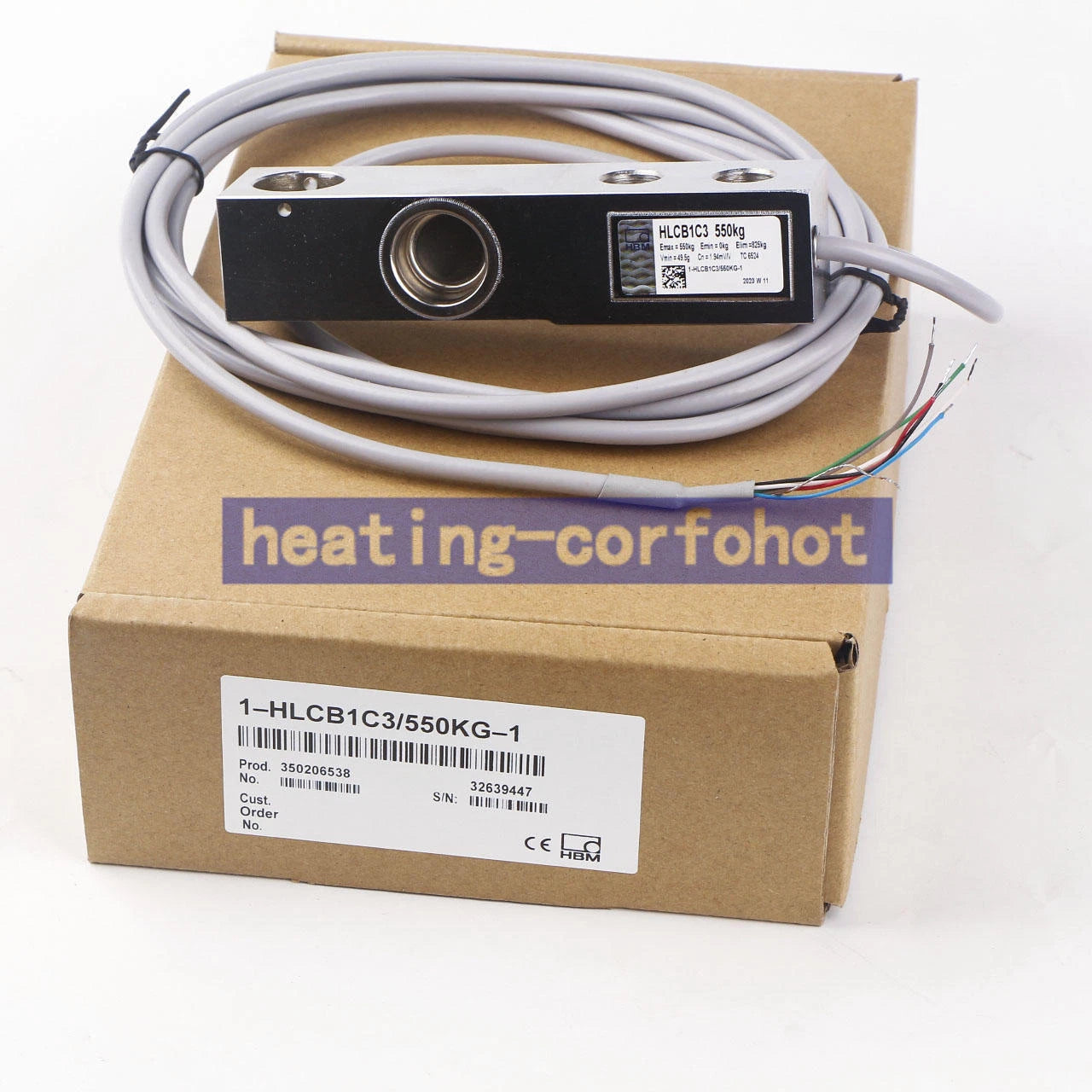1PC HBM Load Cell HLCB1C3 550KG  #P