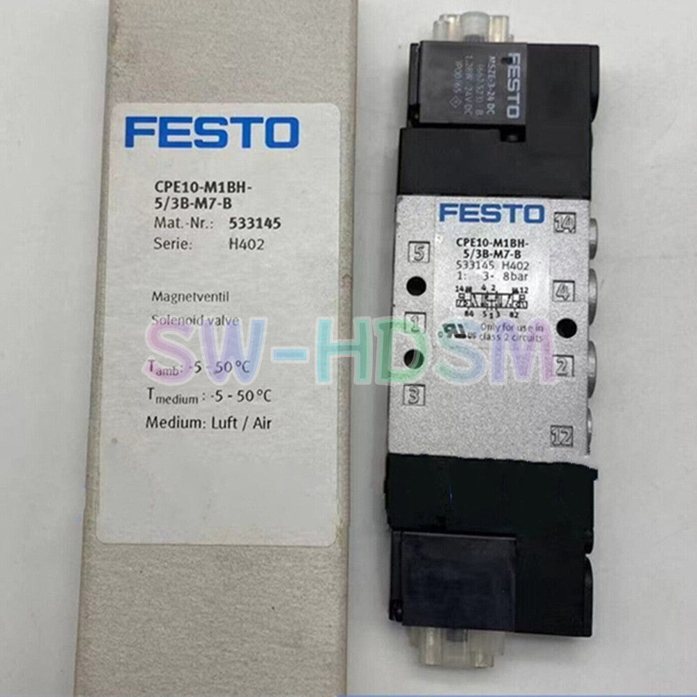 1PCS  For FESTO CPE10-M1BH-5/3B-M7-B 533145 Solenoid Valve freight free