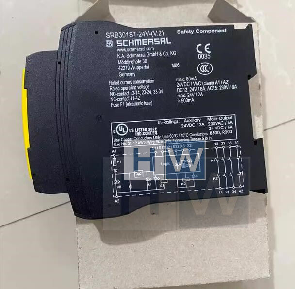 1pc  SCHMERSAL Safety Relay SRB301ST-24V (V.2)