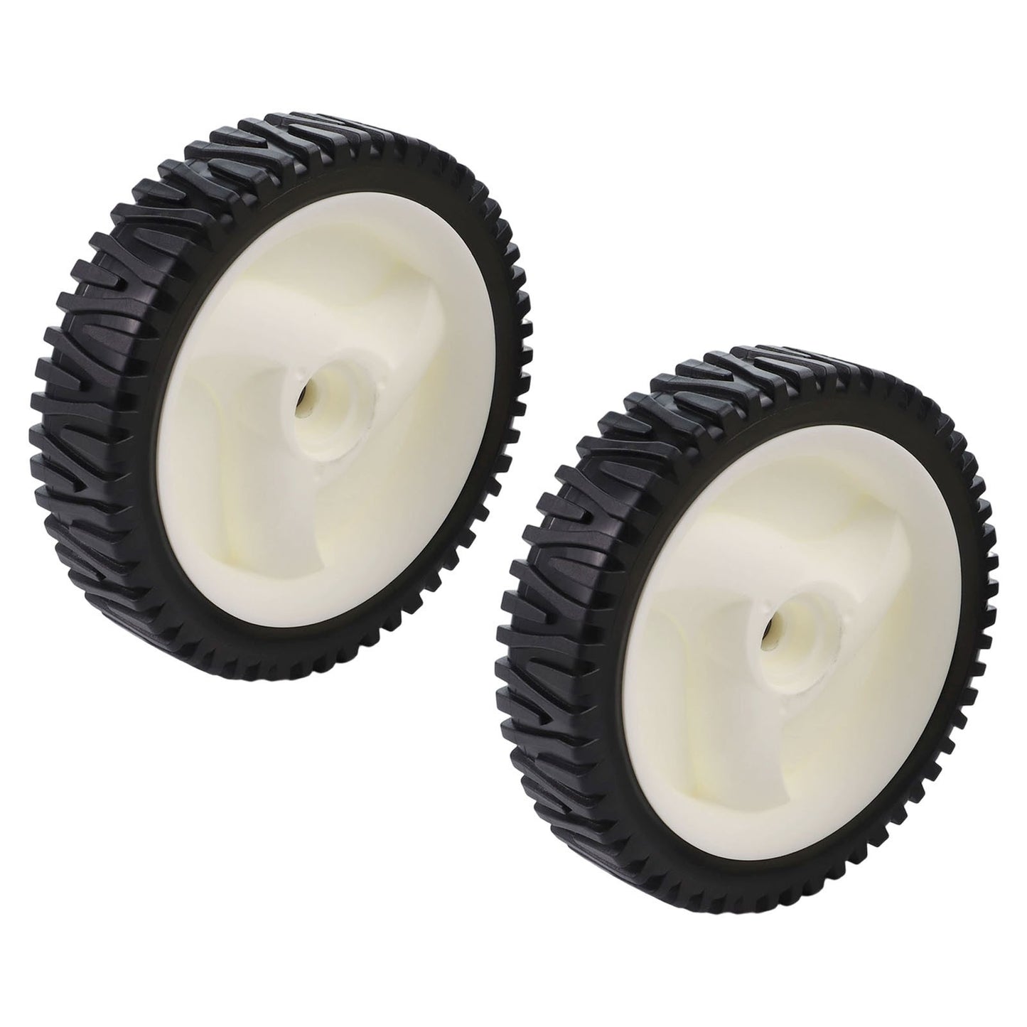 8 Inch Lawn Mower Wheel Set for Improved Stability and Performance in Lawn Care