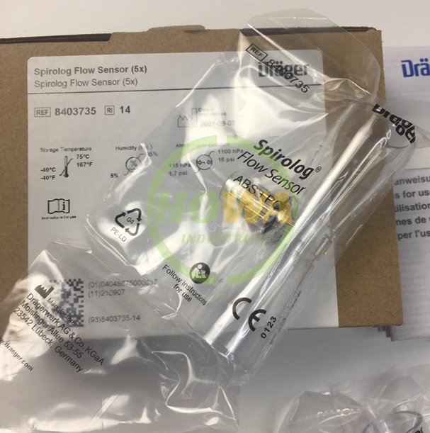 5PCS/BOX  DRAGER 8403735 Spirolog Flow Sensor IN BOX