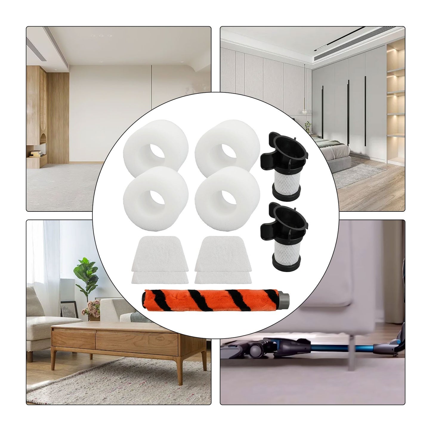 For Shark Vacuum Cleaner Brush Rollers for DuoClean Models IF200UKT IF200 IF250