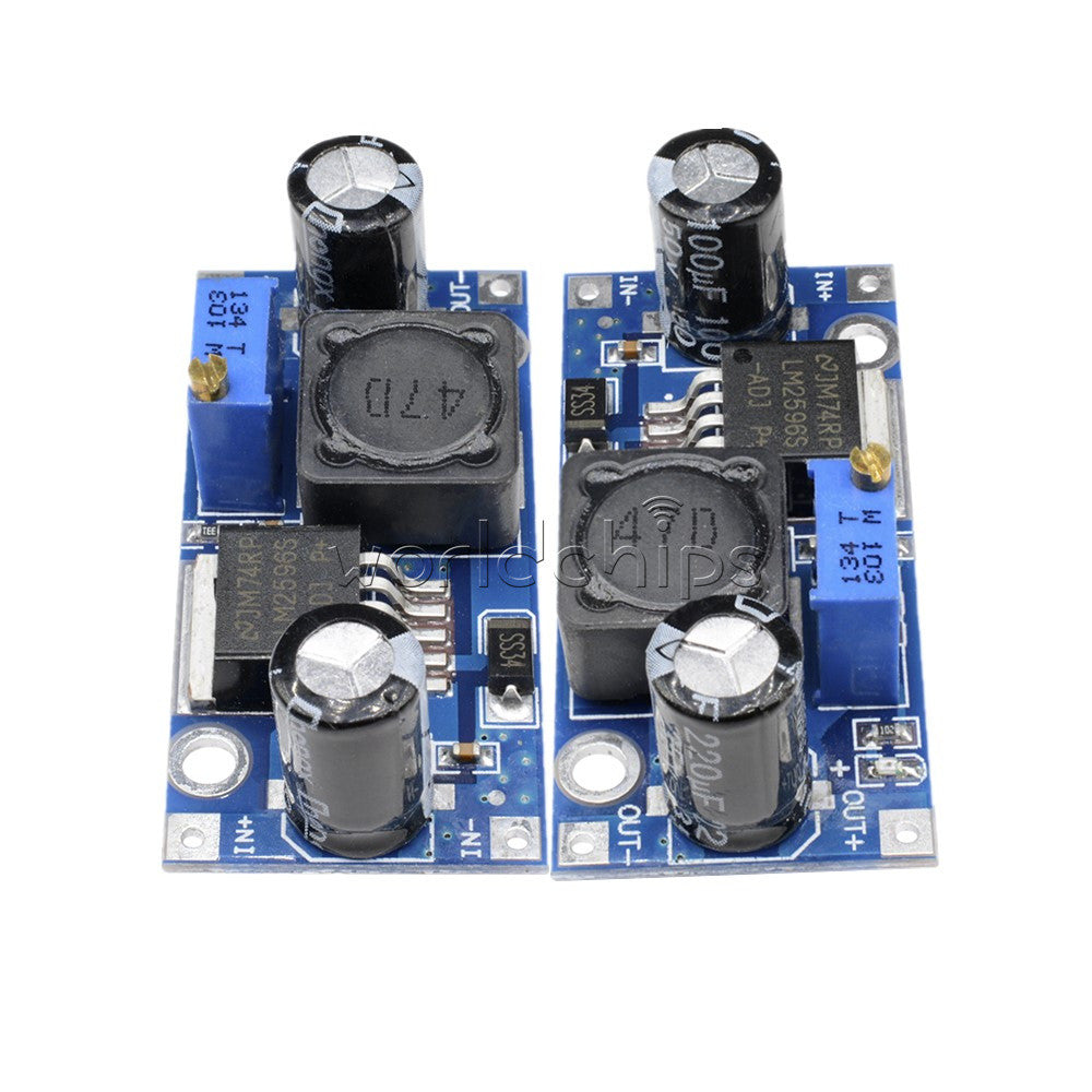 10PCS DC-DC 4V-35V 1.23V-30V LM2596 Power Supply Buck Step down Converter Module