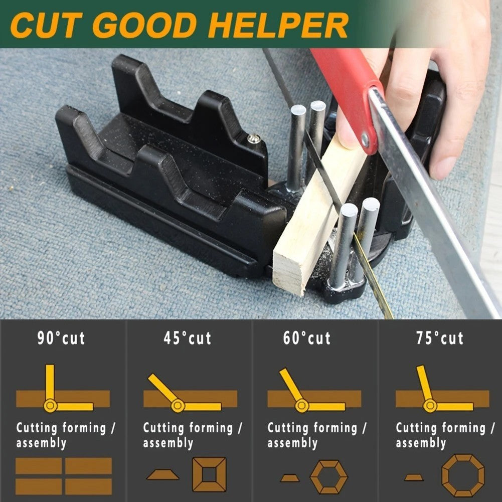 For Precision For Woodworking 2in1 Miter Box for Cutting and Engraving