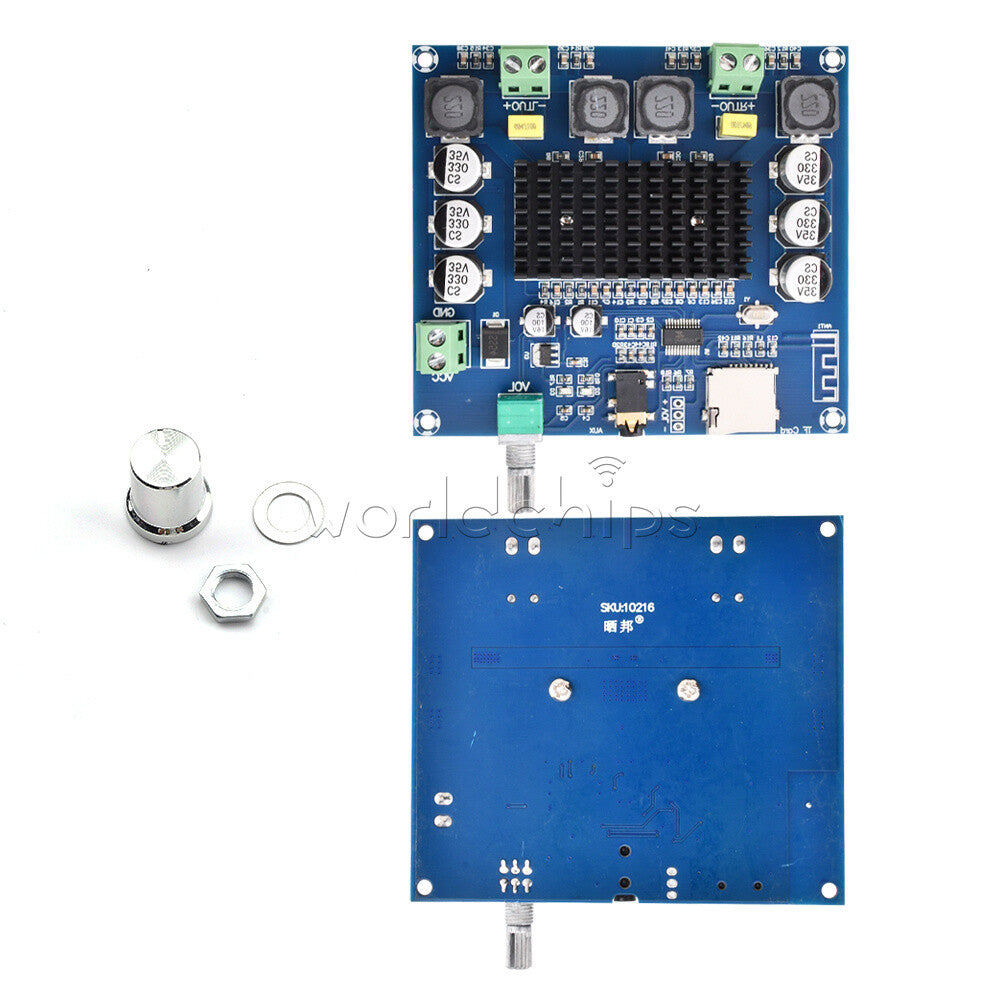 XH-A105 Bluetooth 5.0 TDA7498 Digital Amplifier Board 2x100W Stereo AMP TF
