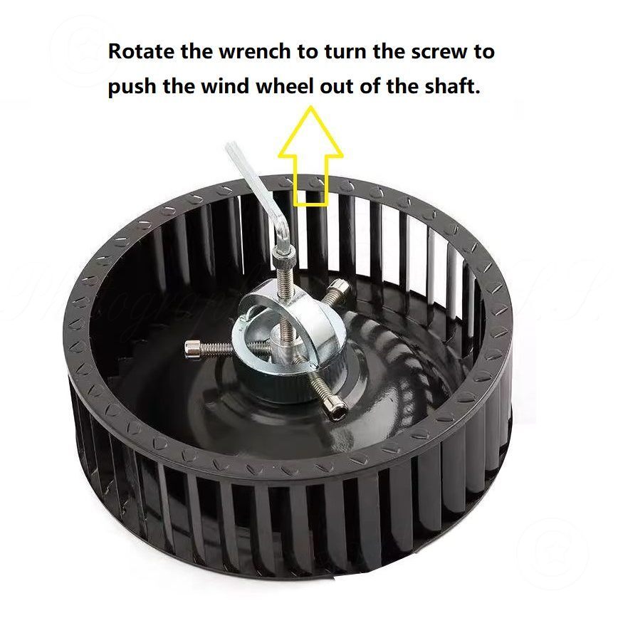 Range Hood Wheel Puller Blower Wheel Furnace Motor Fan Wheel Removal Pull Tools