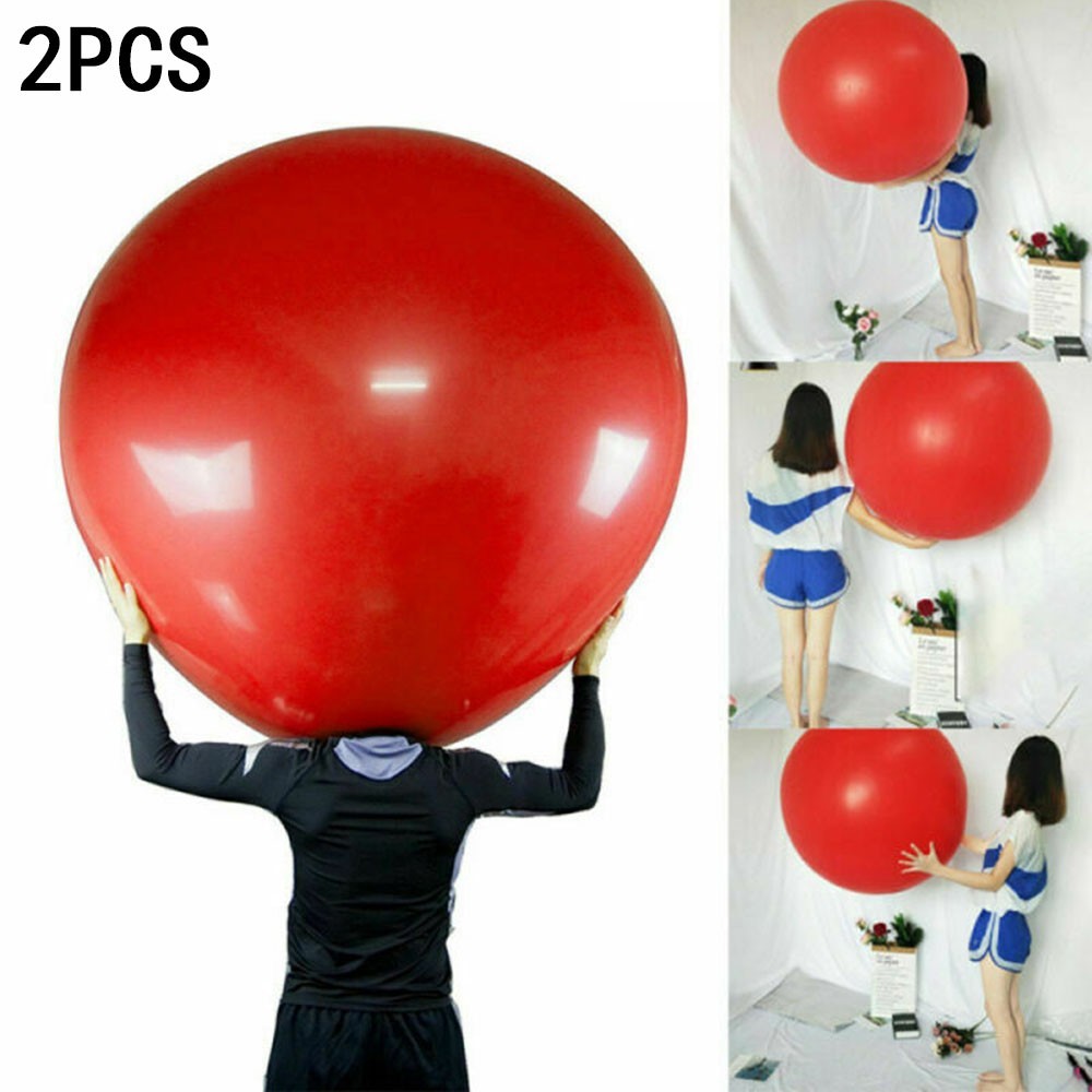 High quality Balloon 2Pc Red Round Toys Valentine's Day 2Pcs