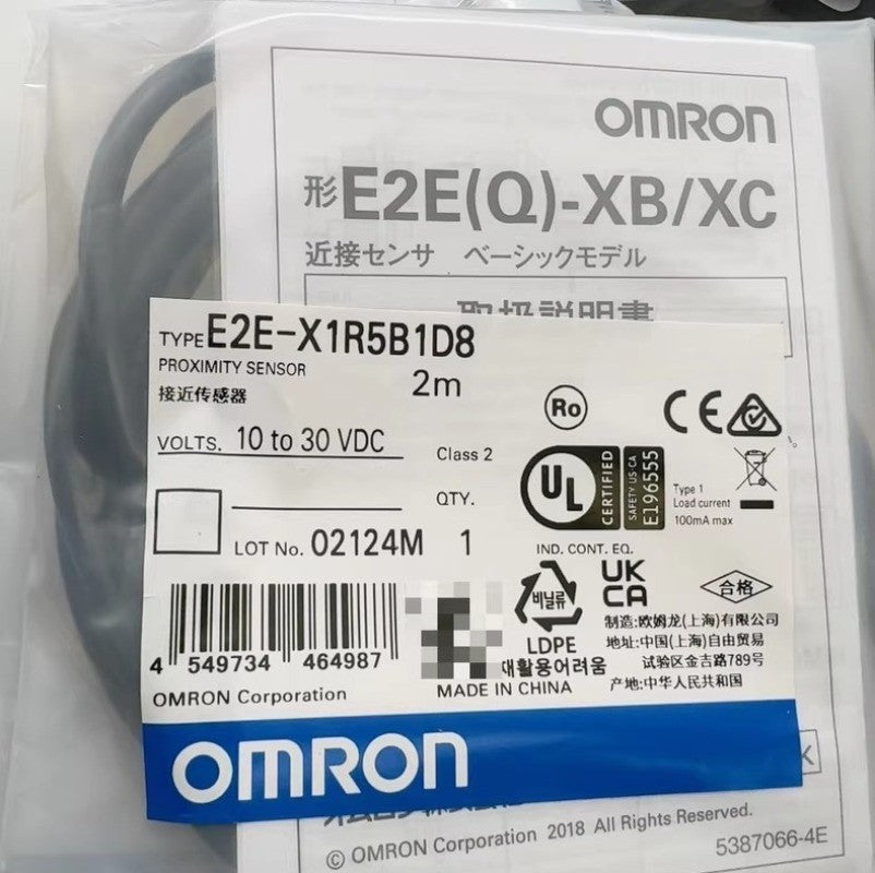 1pcs Omron  E2E-X1R5B1D8  Proximity Sensor