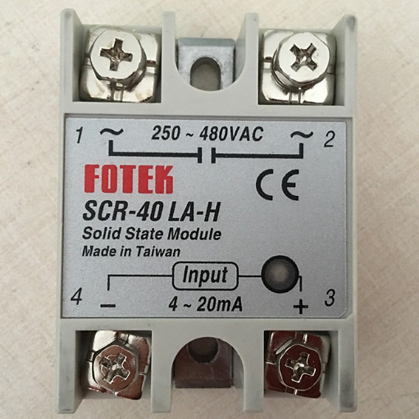 For FOTEK Solid state relay SCR-40LA-H
