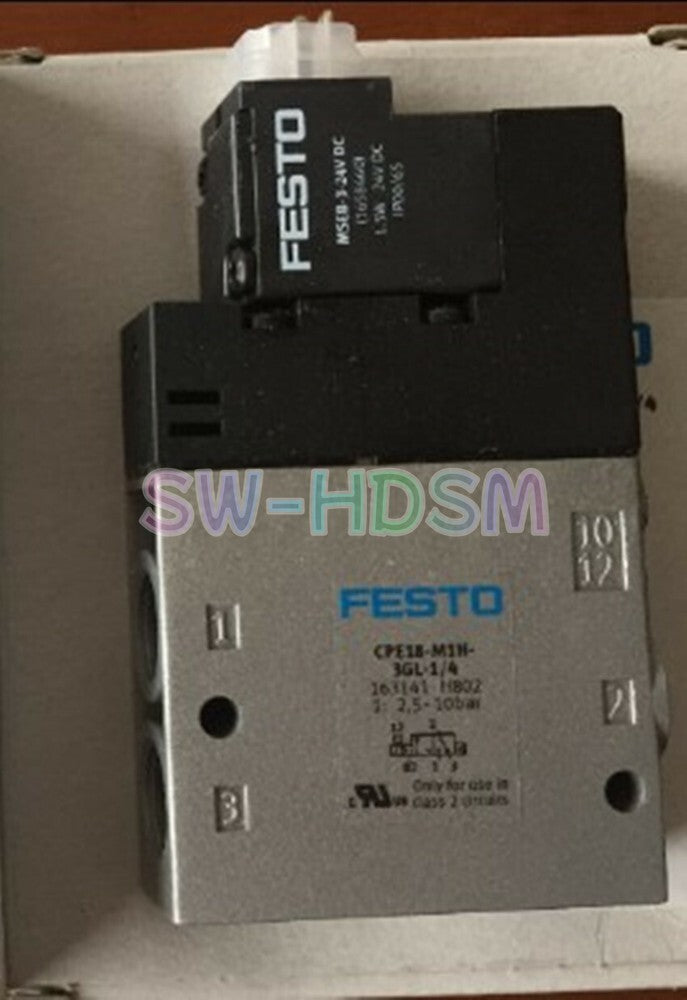 1PCS  For FESTO CPE18-M1H-3GLS-1/4 163145 Solenoid Valve freight free
