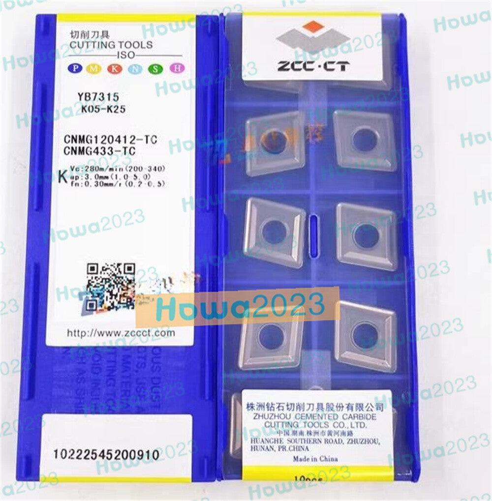 ZCC.CT CNMG120412-TC YB7315 CNMG433-TC CNC turning blade carbide inserts