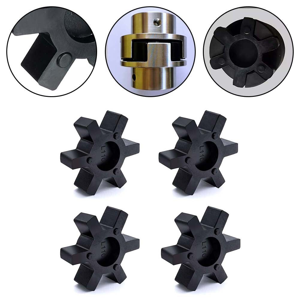 4PCS L110 Flexible NBR Rubber Spider Insert Fit L-110 for Lovejoy L-Jaw Coupling