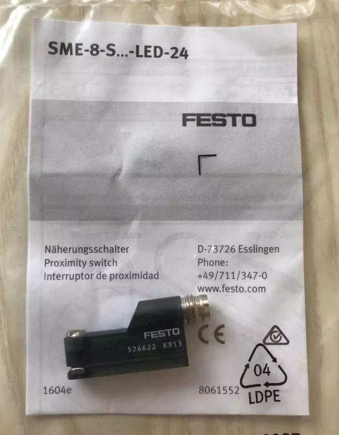FESTO SME-8-SL-LED-24 Proximity Sensor 526622