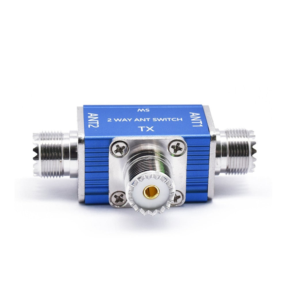 Manual Two Way Coaxial Antenna Switch High Power 100W for Radio Equipment