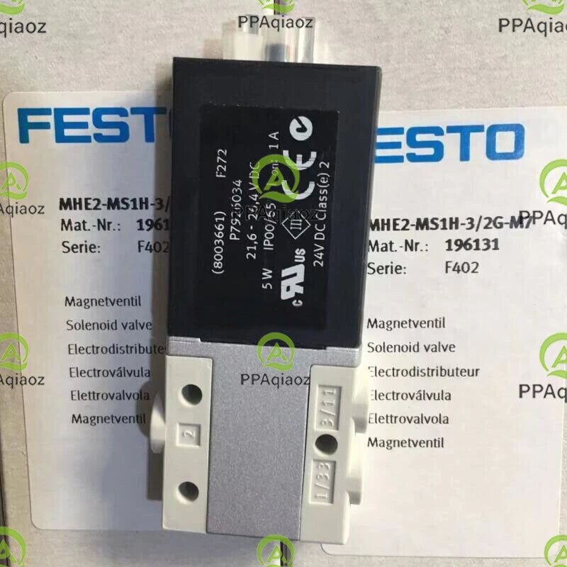 1PC  FESTO MHE2-MSIH-3/2G-QS-4 196131 Solenoid Valve Free Shipping