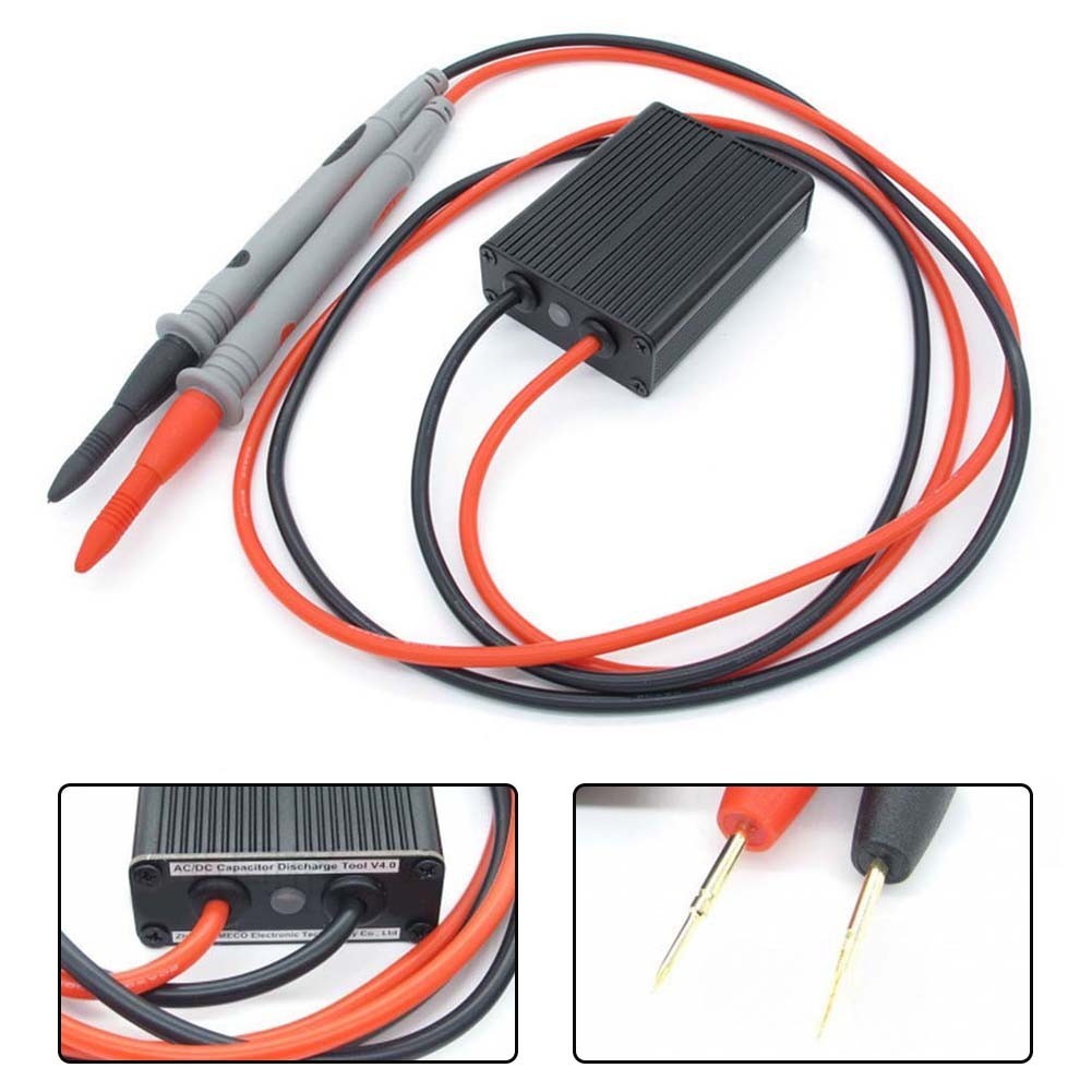 User Friendly High Voltage Capacitor Discharger with LED and Buzzer Features