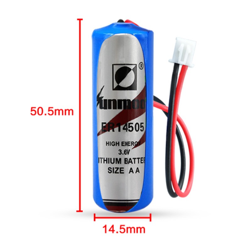 1pcs Sunmoon ER14505 3.6V 2400mAh intelligent water meter battery ER14505M