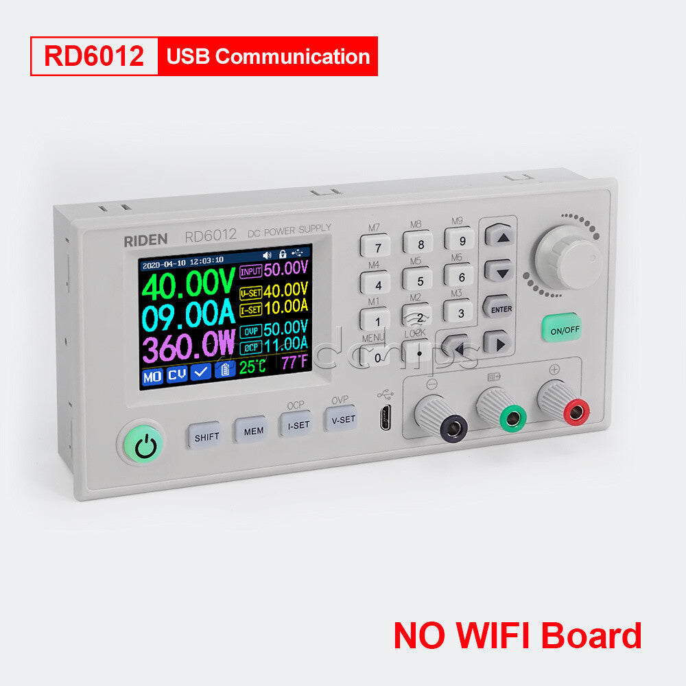 RD6006 RD6012 RD6018 USB WiFi DC Power Supply Current Step-down Keypad Control