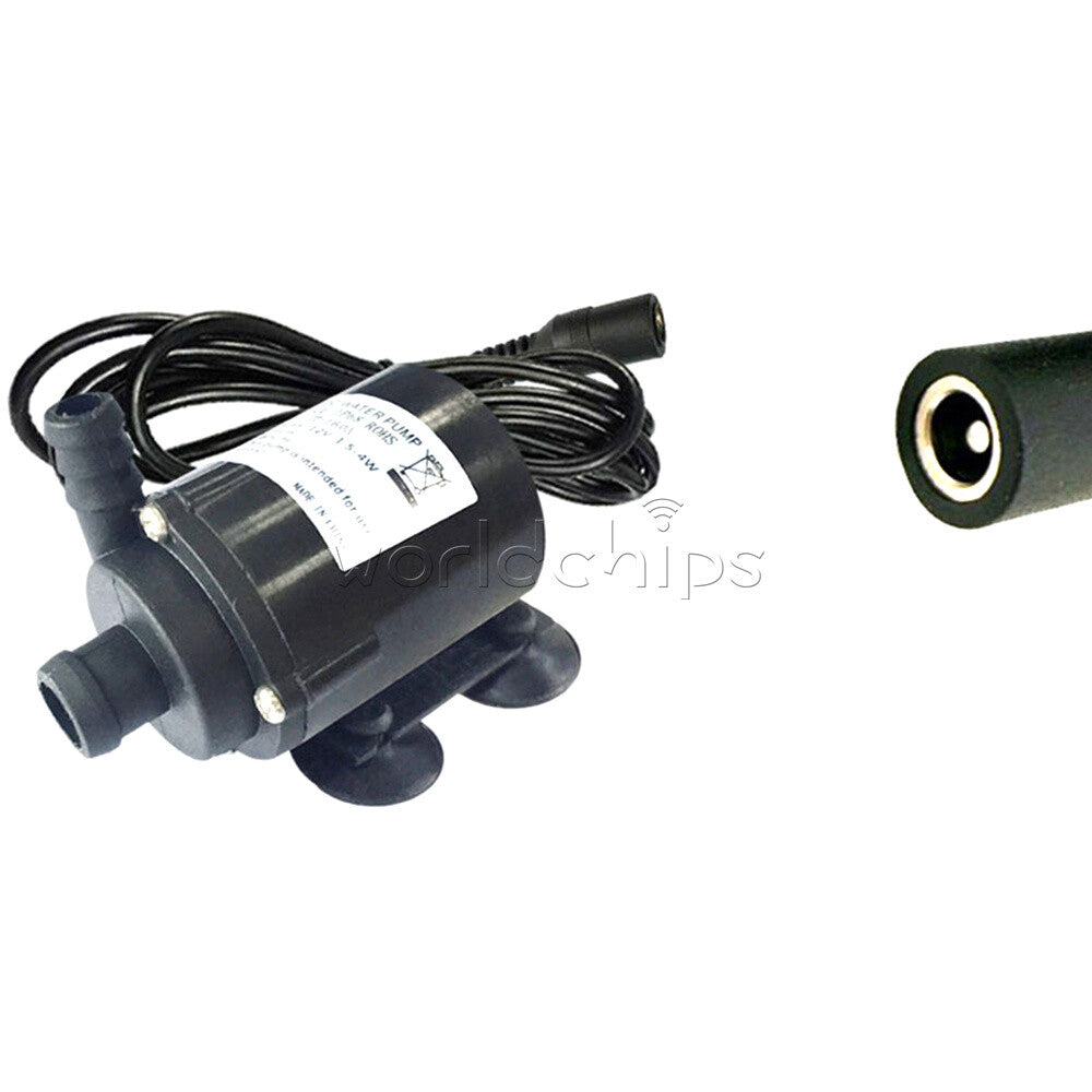 JT-160A DC12V Brushless Small Water Pump Submersible Motor Pump 240L/H Female Pl