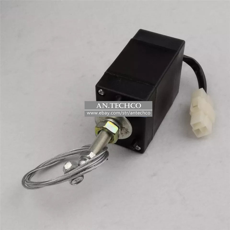 Engine Stop Solenoid XHQ-PT 12V 24V Diesel Engine Flame Out Device Off/On