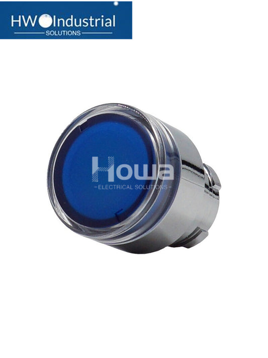 2PCS  Blue Self Resetting Metal Strip Light Button Head ZB2BW36C ZB2-BW36C