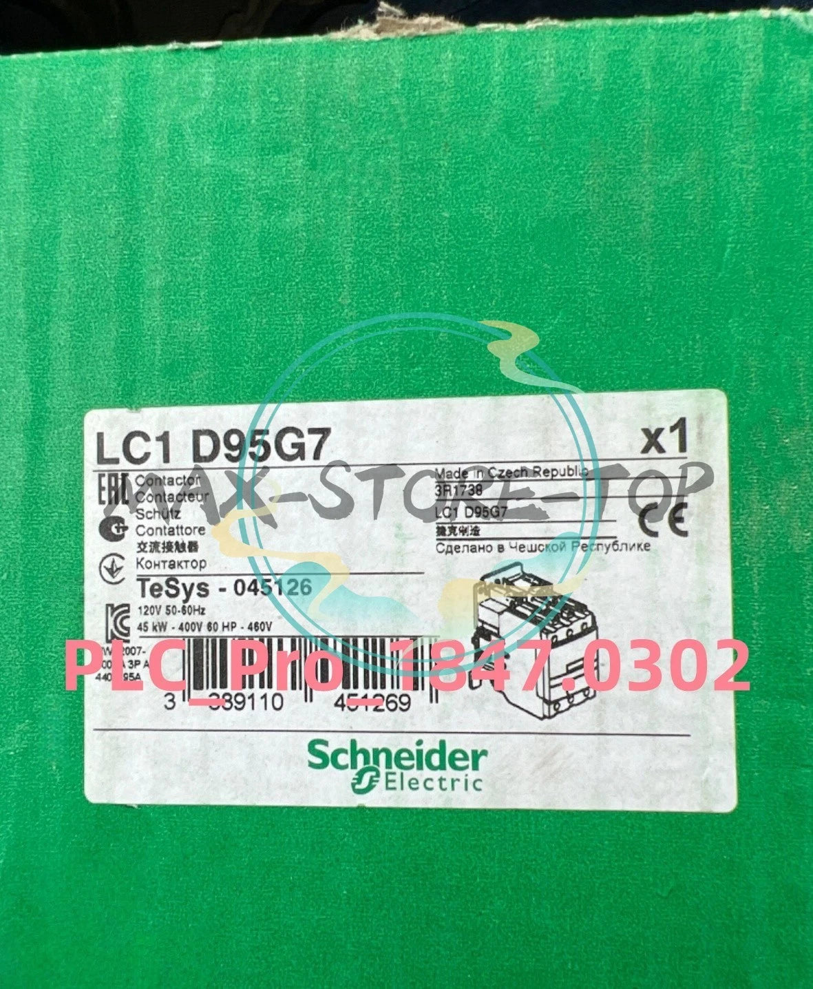 1PCS   Schneider LC1D95G7 LC1 D95G7 Contactor With Coil Fast ship