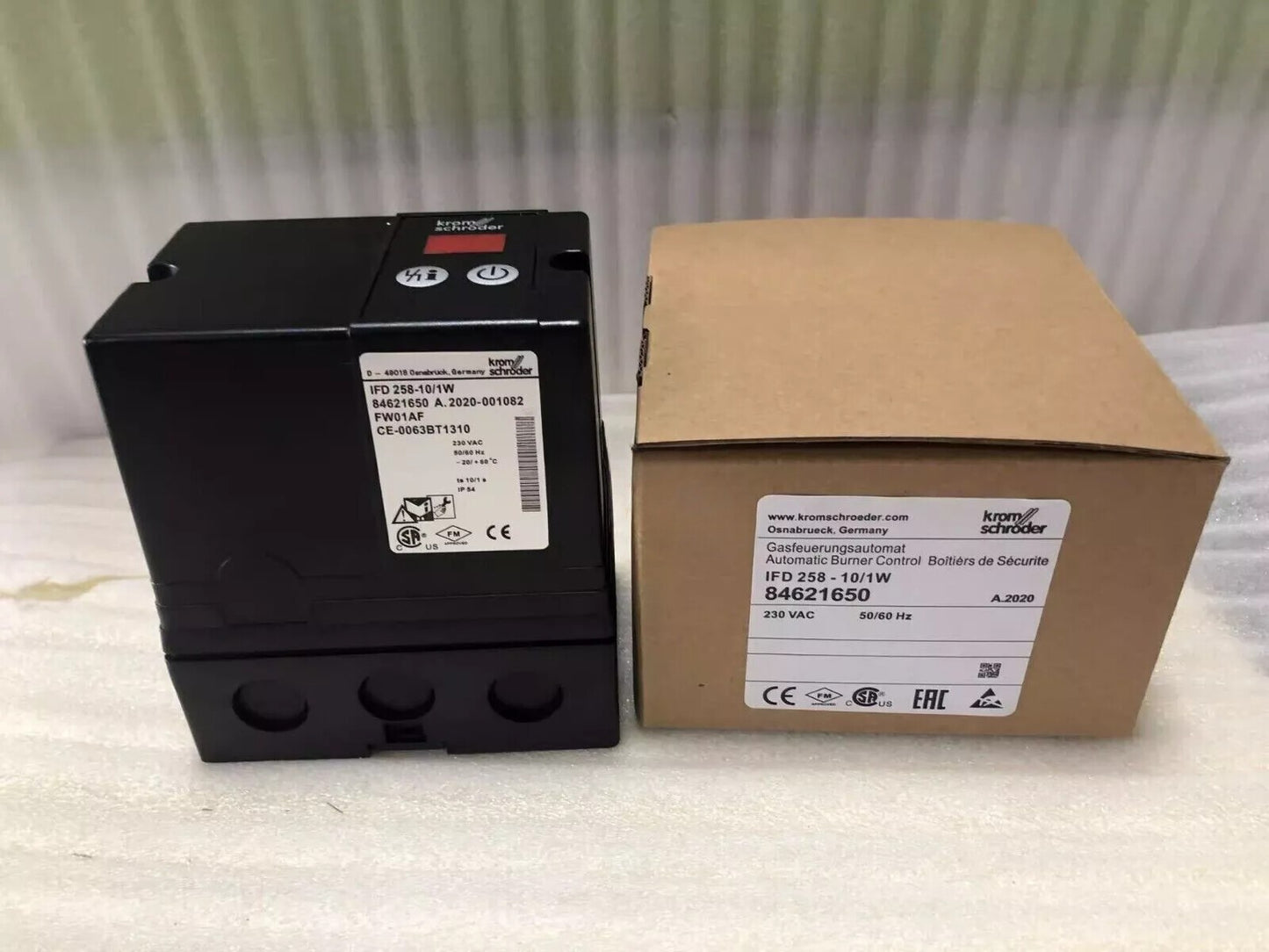 krom schroder IFD 258-10/1W Automatic burner control unit IFD 258