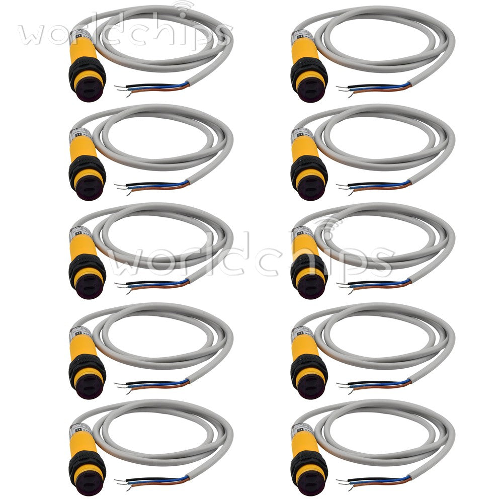 10PCS DC 6-36V E3F-DS30C4 Optoelectronic Sensor Photo switch NPN NO 1.2M Cable