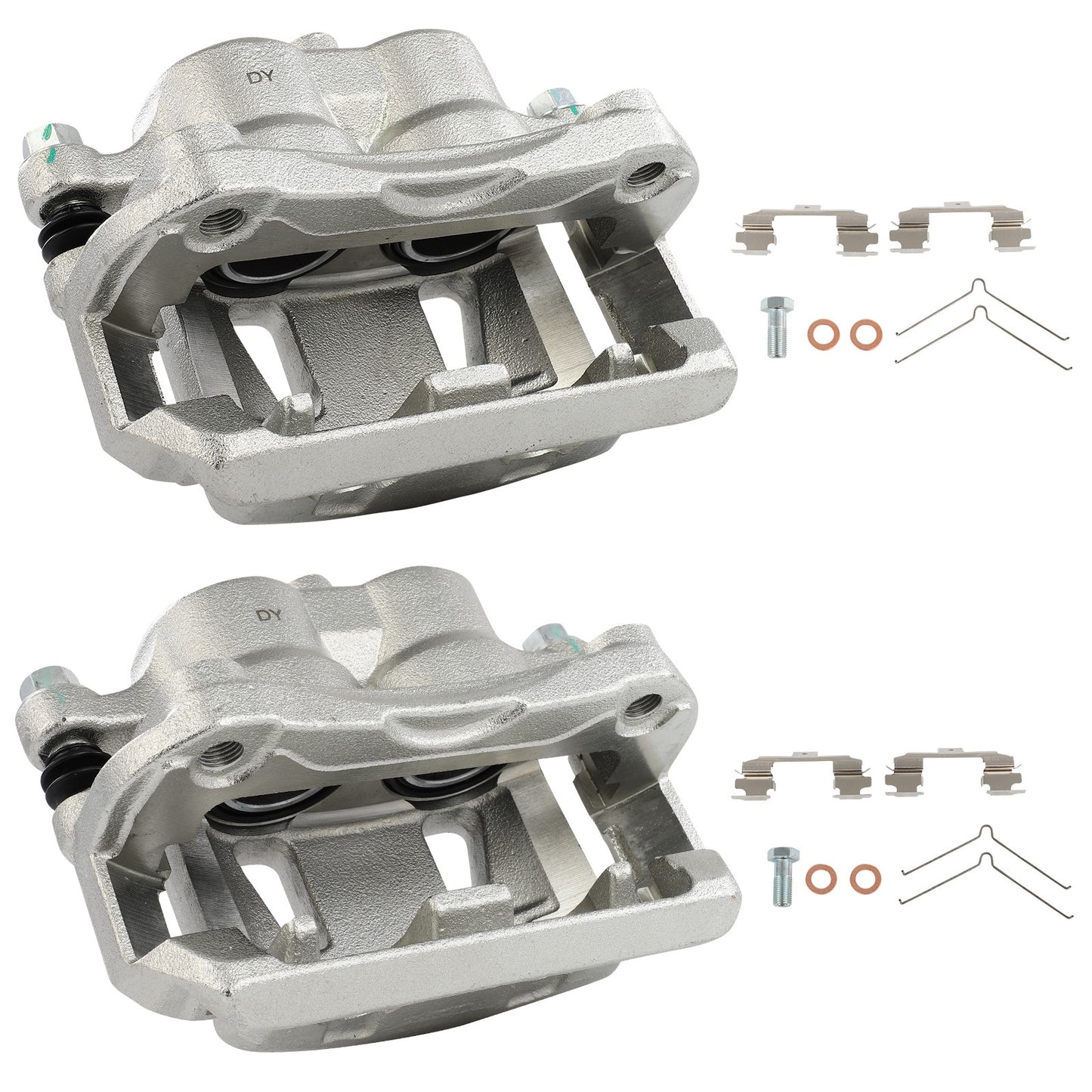 Front Left Right Brake Calipers 2Pcs For 2004-2017 Nissan Quest 19B3106 19B3107
