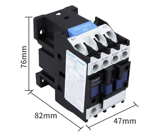 1/Piece CJX2-0901 CJX20901 AC110V AC220V AC380V  CHNT AC Contactor