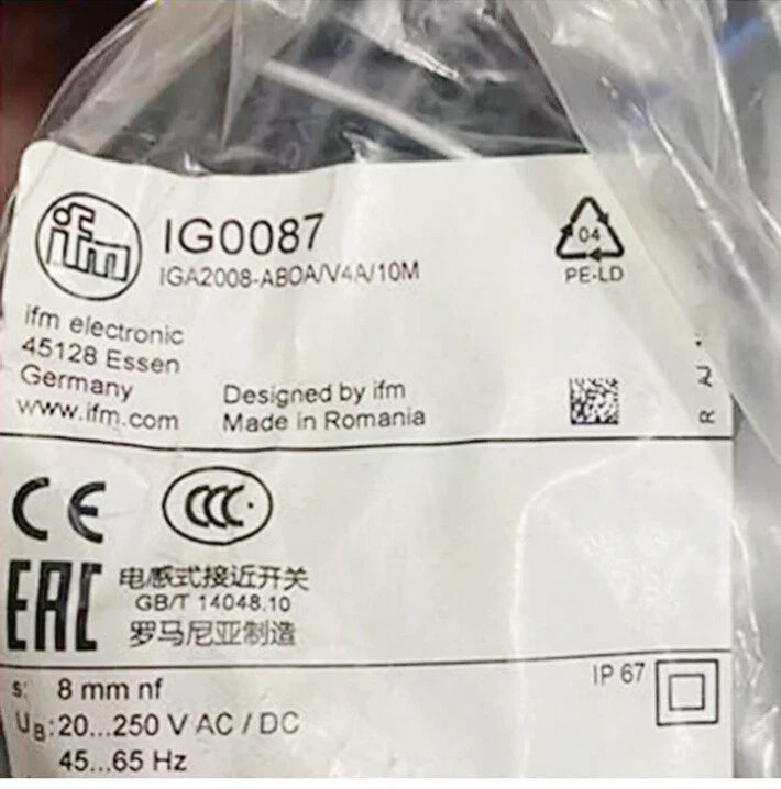 1PCS   IG0087 IFM IG0087 Proximity Switch Sensor  Fast Shipping #P