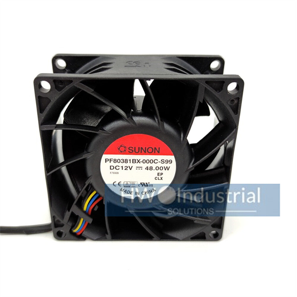 1/piece  PF80381BX-0000-S99 4-wire SUNON 8038 12V 48.00W 8CM Cooling fan