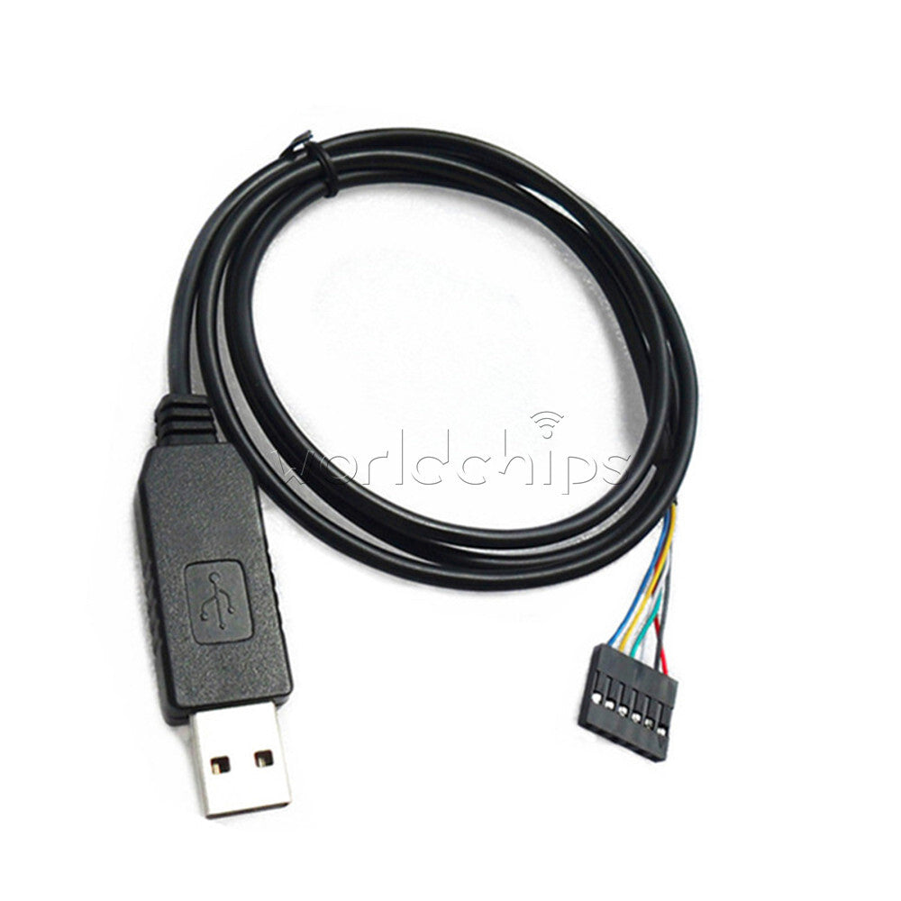 100PCS 1M 6Pin FTDI FT232RL USB to TTL RS232 Serial Adapter Cable for AVR ARM