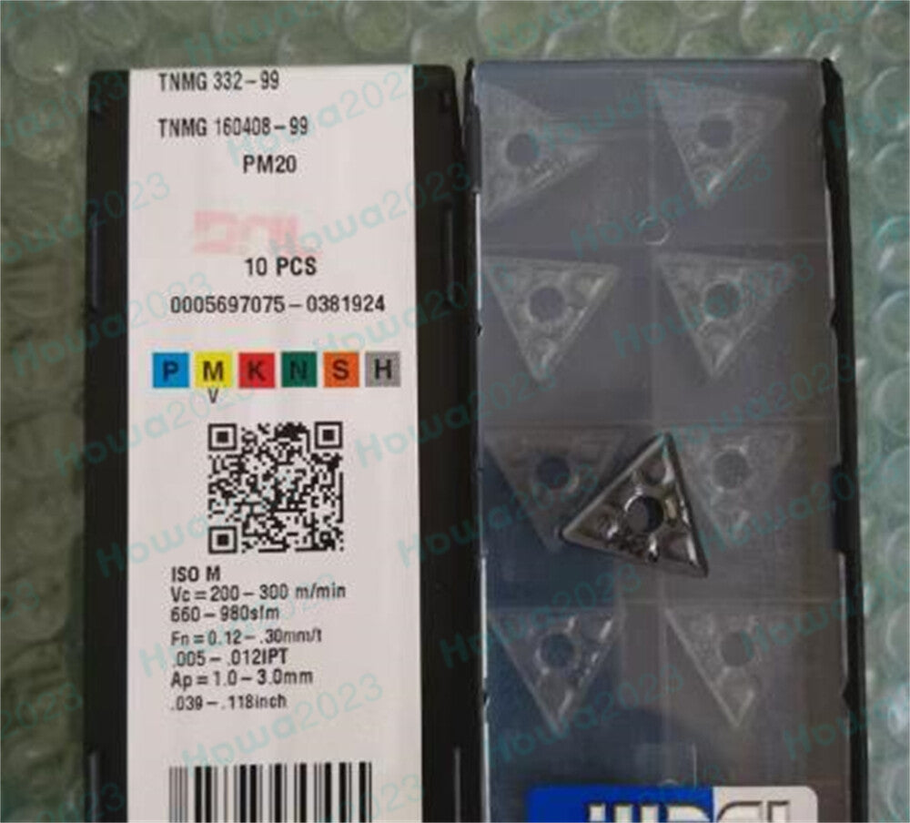 10Pieces/Box Iscar TNMG160408-99 PM20 TNMG332-99 Carbide Inserts Turning Blade