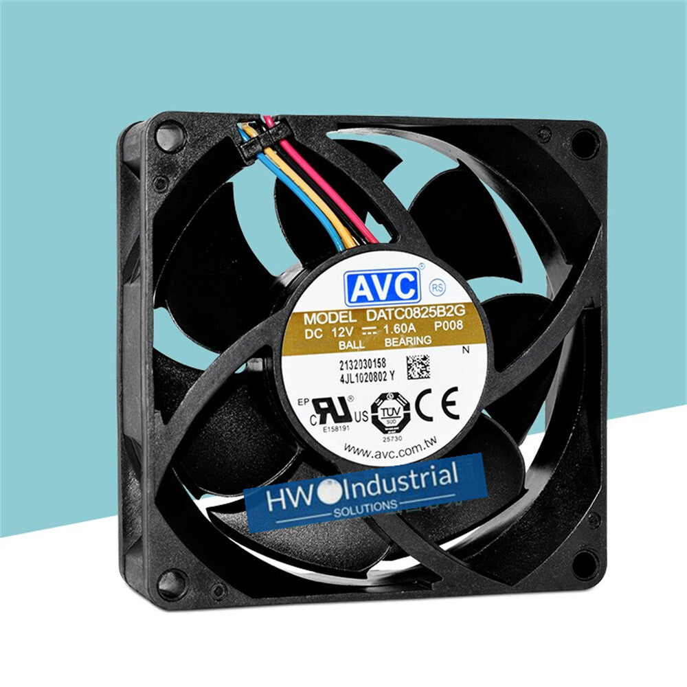 1/piece AVC DATC0825B2G 12V 1.60A 8cm 8025 High Air Volume Chassis Cooling Fan