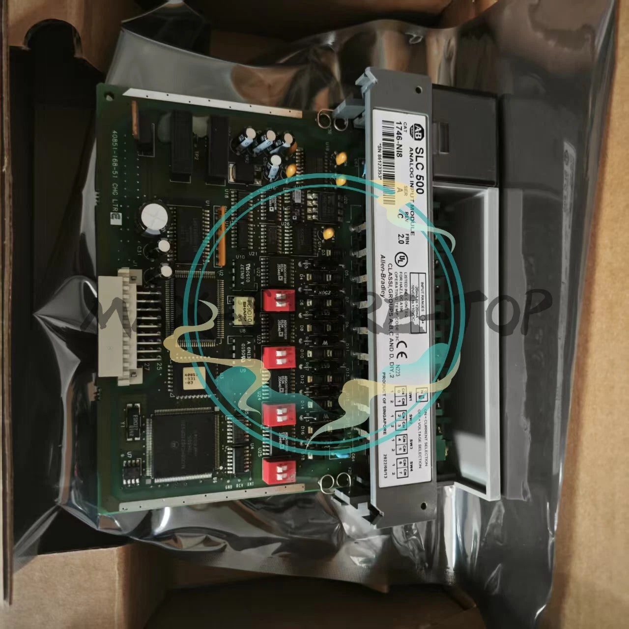 1 PCS  Sealed AB 1746-NI8 SER A SLC 500 Analog Input Module 1746NI8 In US