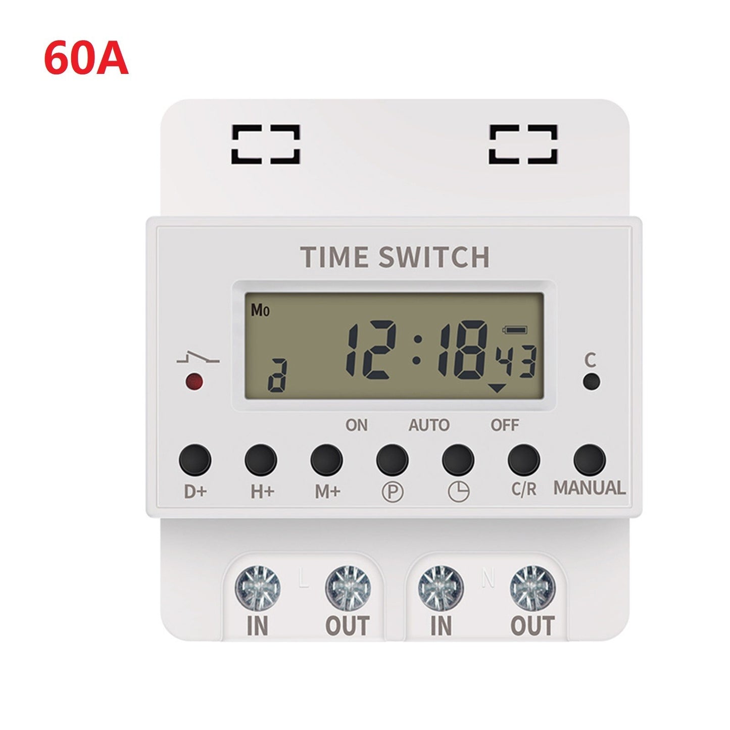 Digital Timer Switch Relay KG316T AC220V 60A-100A Electronic Programmable Timer