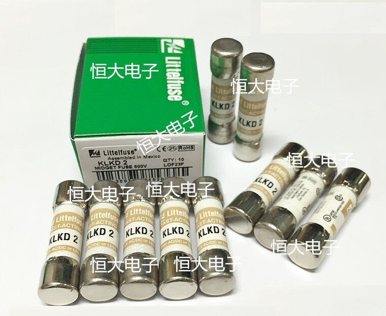10pcs Littelfuse Midget Fuse KLKD 2A KLKD2 Fast-Acting  free ship