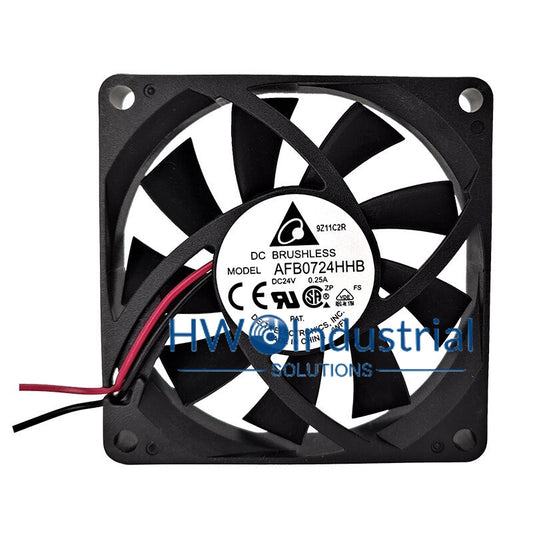 1PC AFB0724HHB 24V 0.25A 7CM Delta Inverter Cooling Fan Size 70*70*15 mm