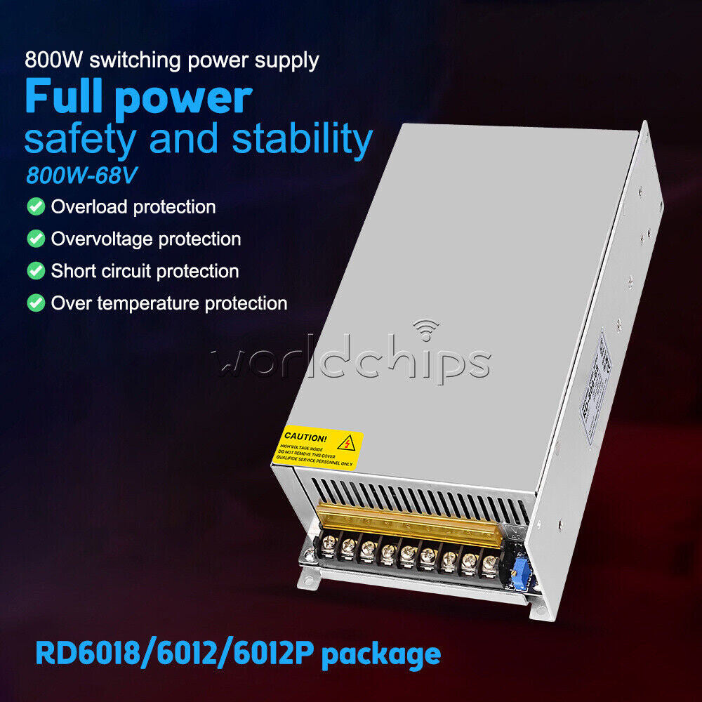 Switching Power Supply 65V 800W SMPS CNC Adjustable Voltage for RD RD6018 RD6012