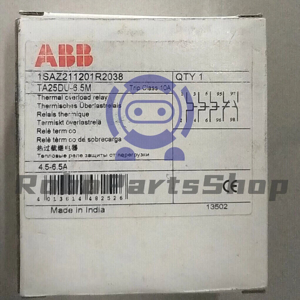 Abb thermal relay TA25DU-6.5M TA25DU6.5M 4.5-6.5A  1pcs #P