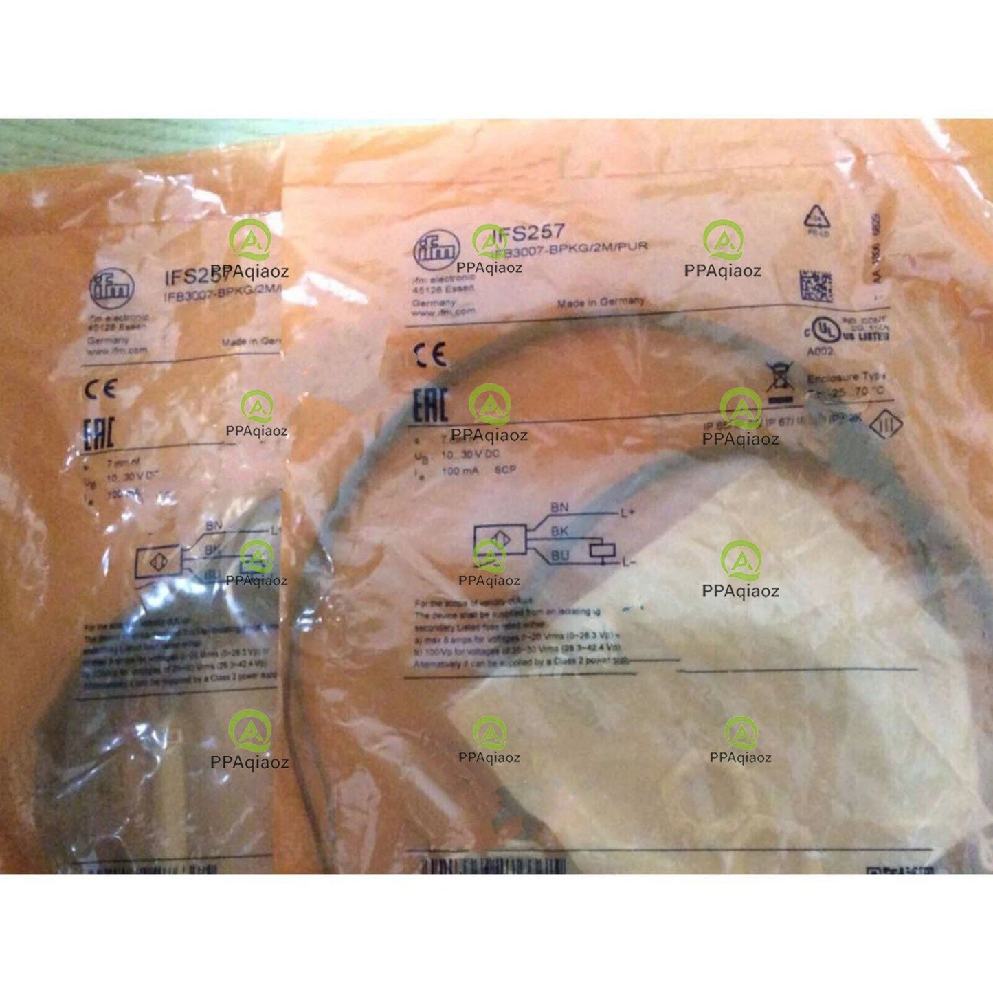 1PC  IFM IFS257 Proximity Switch Sensor IFS257 In Box Free Shipping