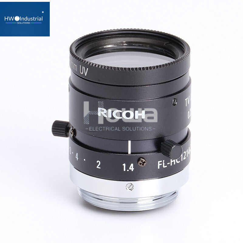 1PC RICOH FL-HC1214-2M Fixed Focus Industrial Lens Focal Length 12mm 1:1.4
