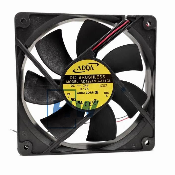 1Pc   AD1224MB-A71GL  ADDA 12025 120 X 120 X 25MM Dual Ball Cooling Fan