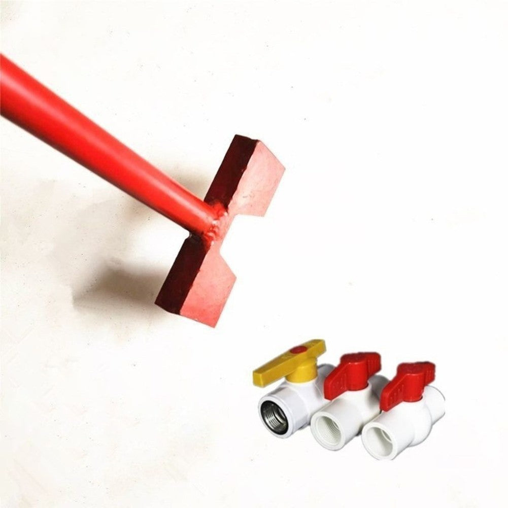 Extended Valve Stem for PVC Ball Valve Dual Ear Handle for Site Maintenance