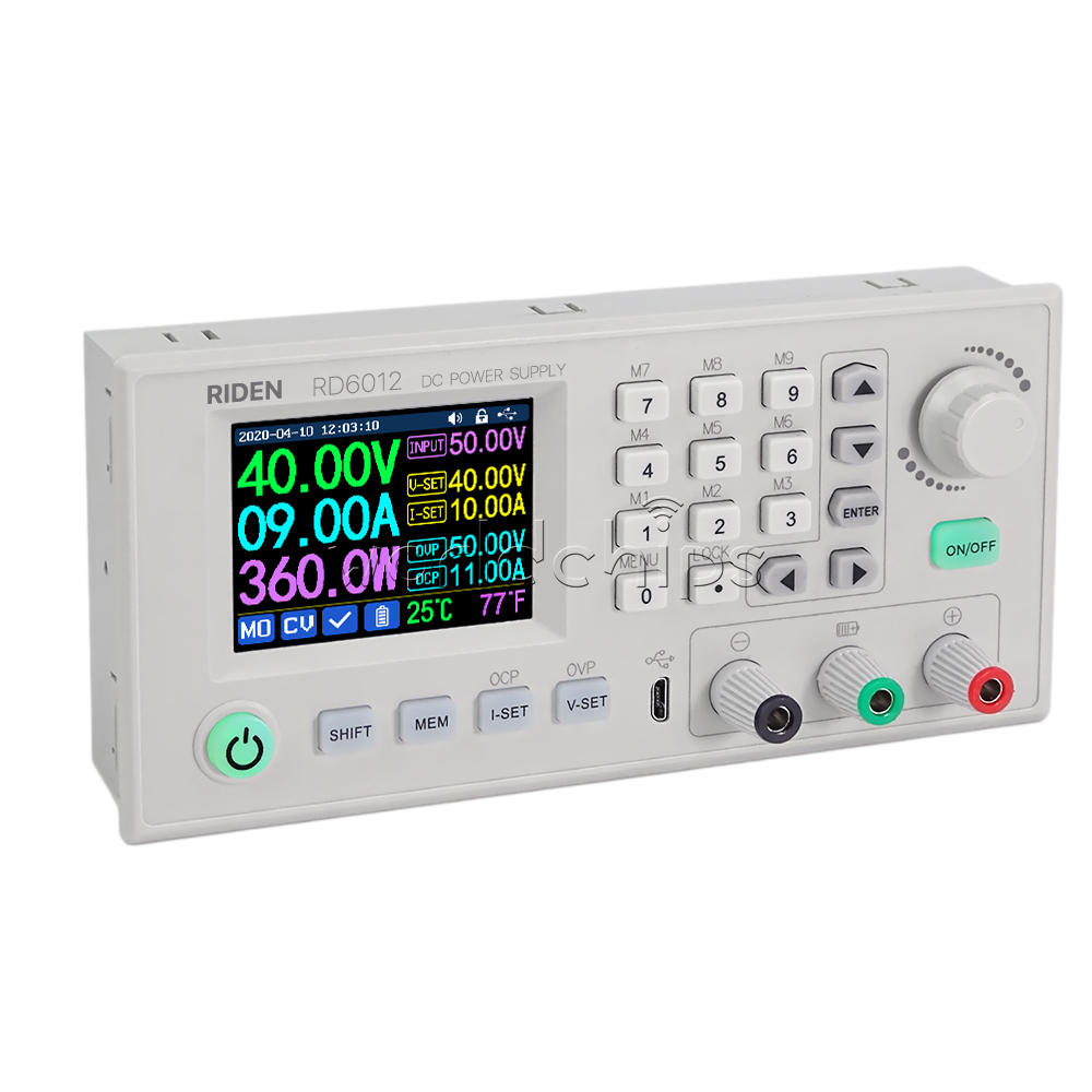 RD6012 60V Digital Control DC Adjustable Voltage USB WiFi Step-down Power Supply