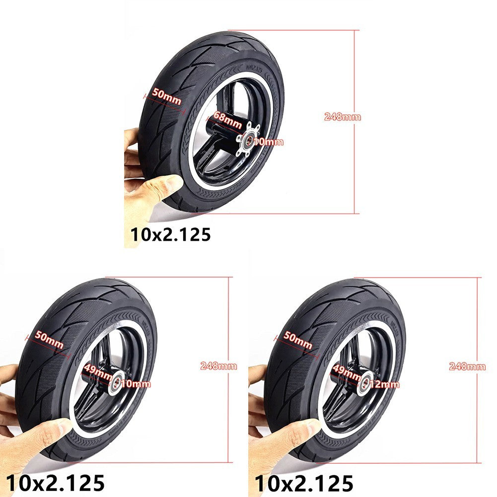 Solid Tire Outdoor Sports 10MM/12MM Disc Brake 10x2.0 248MM Outer Diameter