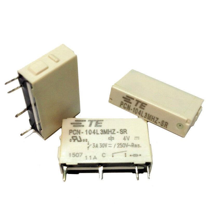 10PCS TYCO PCN-104L3MHZ-SR 4VDC Power Relay 4Pins 3A 250VAC