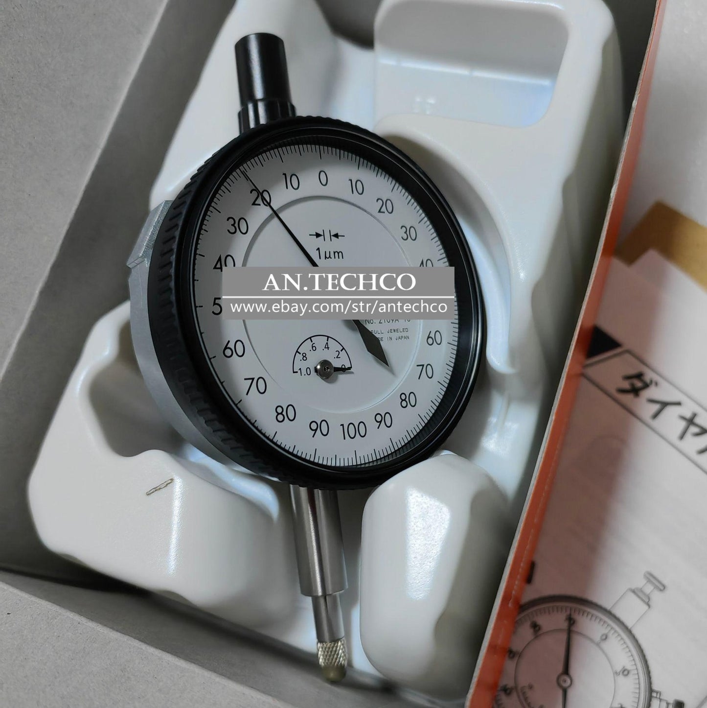 Mitutoyo 2109A-10 For Micron Dial Indicator 0-1mm 0.001mm Made in Japan