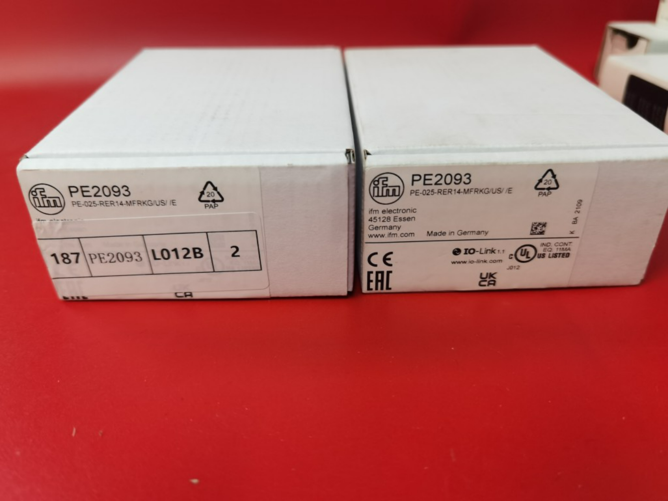 1pcs    IFM PE2093 Pressure Sensor
